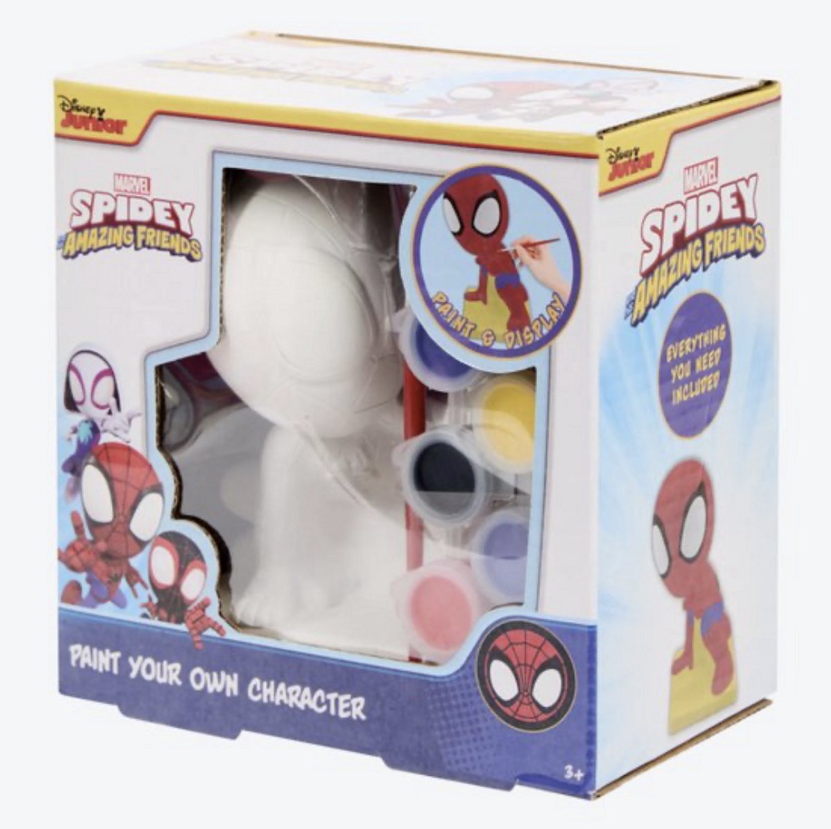 Schilder Je Eigen Spiderman Karakter - Met Verf En Kwarst - Paint And Create - Schilderen - Knutselen - Spidey - Peuters En Kleuters -   - Spiderman -