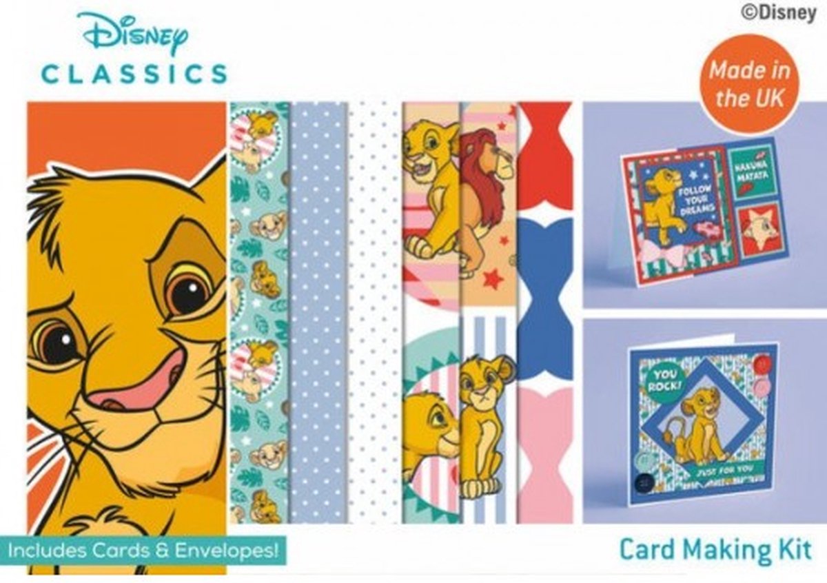 The Lion King A4 Box Card Making Kit (DYP0007)