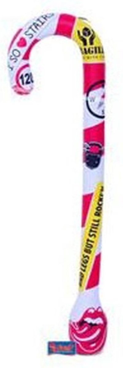 Opblaasbare Wandelstok 90cm, Abraham/ Sarah Versiering , 50 jaar , Verjaardag, Fun artikel