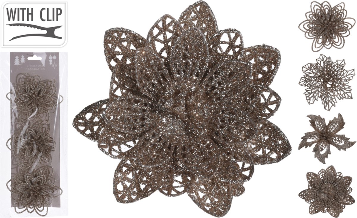 Diversen Bloemversiering Clip 10Cm 3St