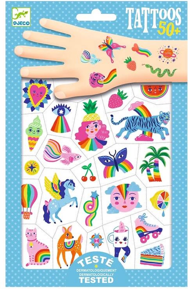   - Huidvriendelijke tattoos Rainbow