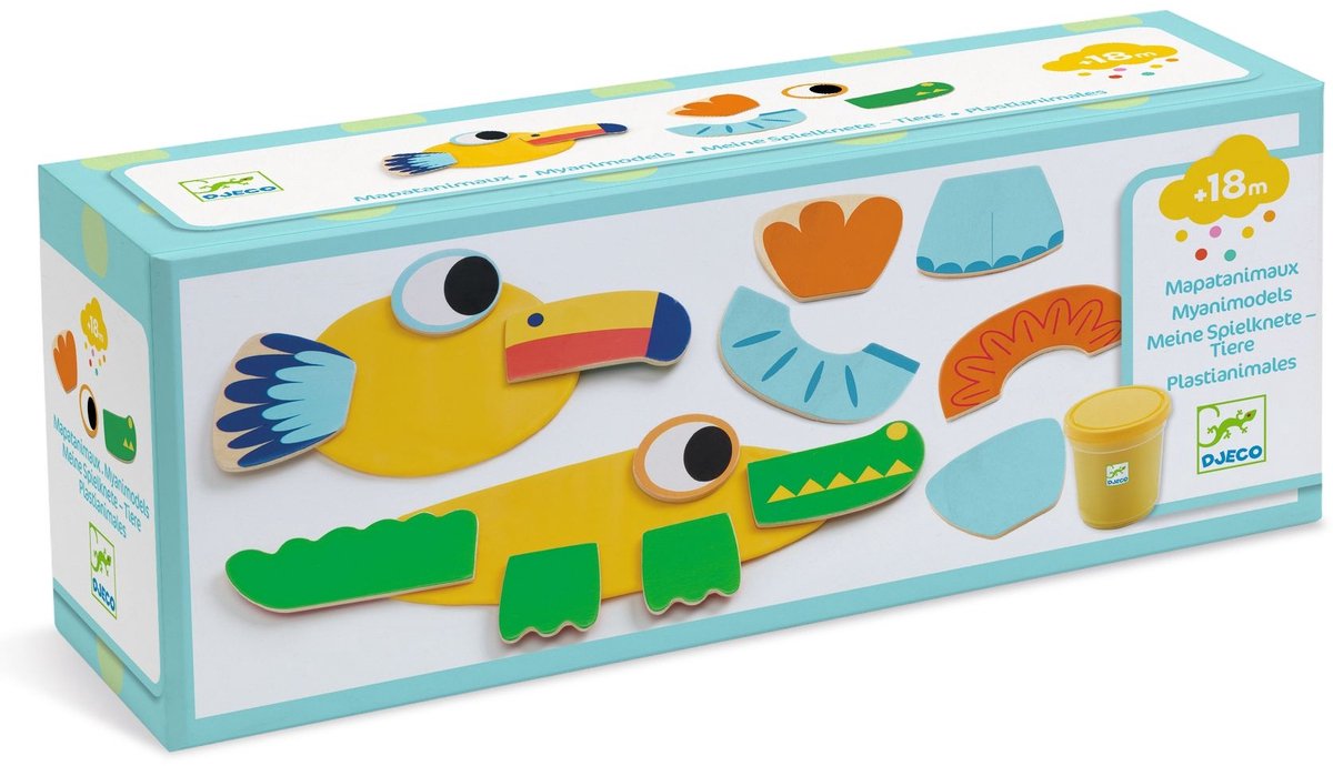 Djeco boetseerklei Myanimodels dieren +18M