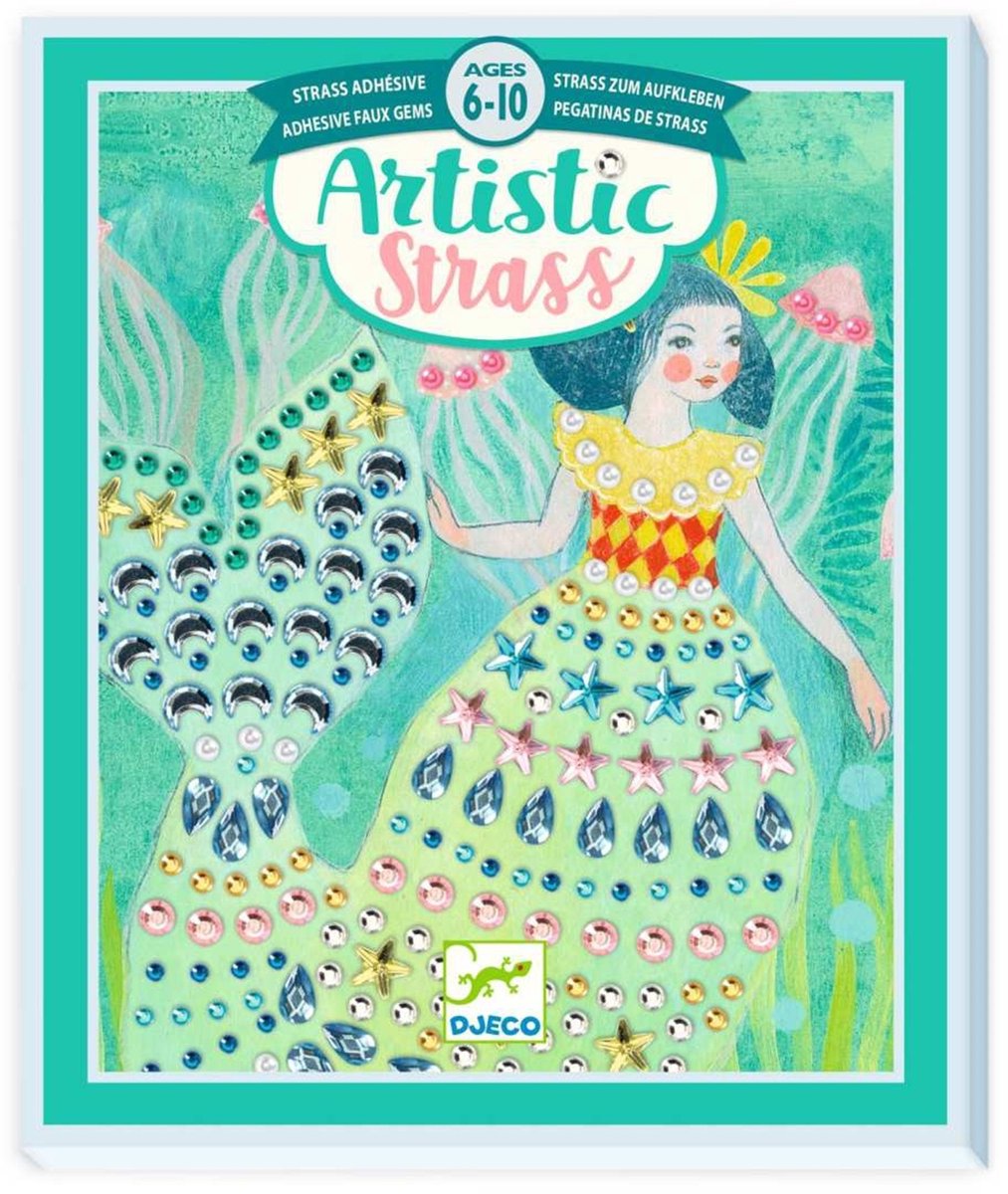 Djeco creatieve strass knutselset - waterwereld decoratie.
