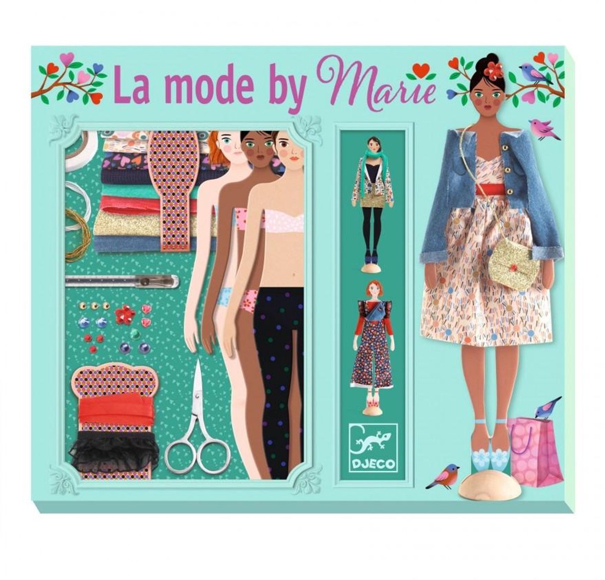 Djeco mode speelgoed La mode by Marie - creatief knutselplezier.