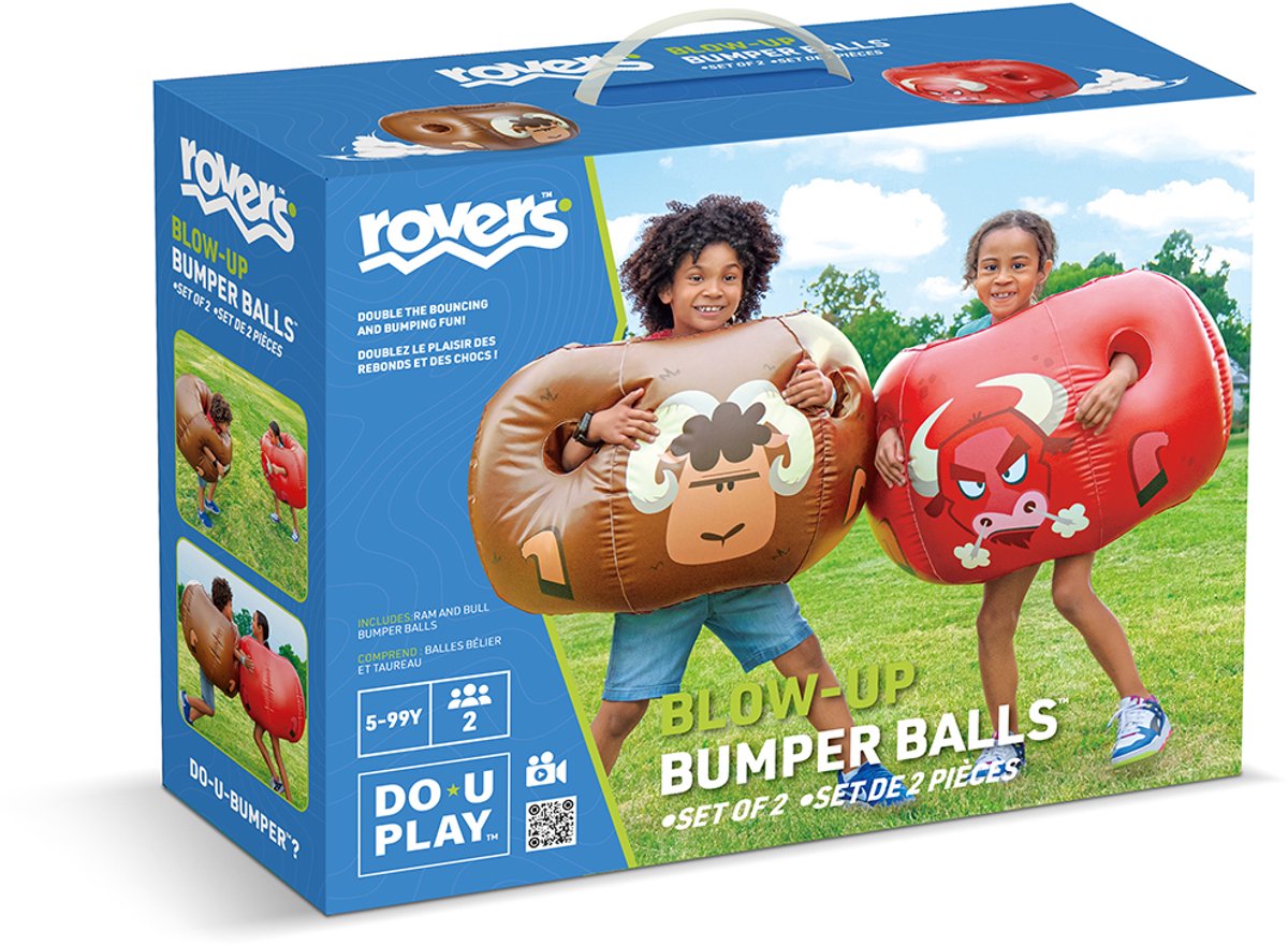Blow-up Bumper Balls, set van 2 - Do U Play - vanaf 5 jaar