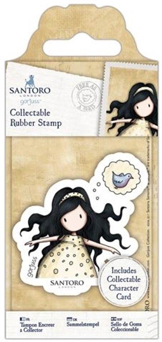 Collectable Rubber Stamp - Santoro - No. 44 Free As A Bird