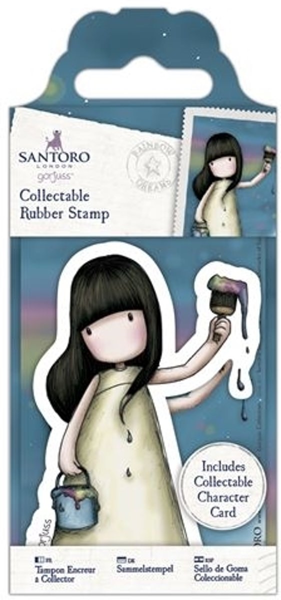 Collectable Rubber Stamp - Santoro - No. 46 Rainbow Dreams