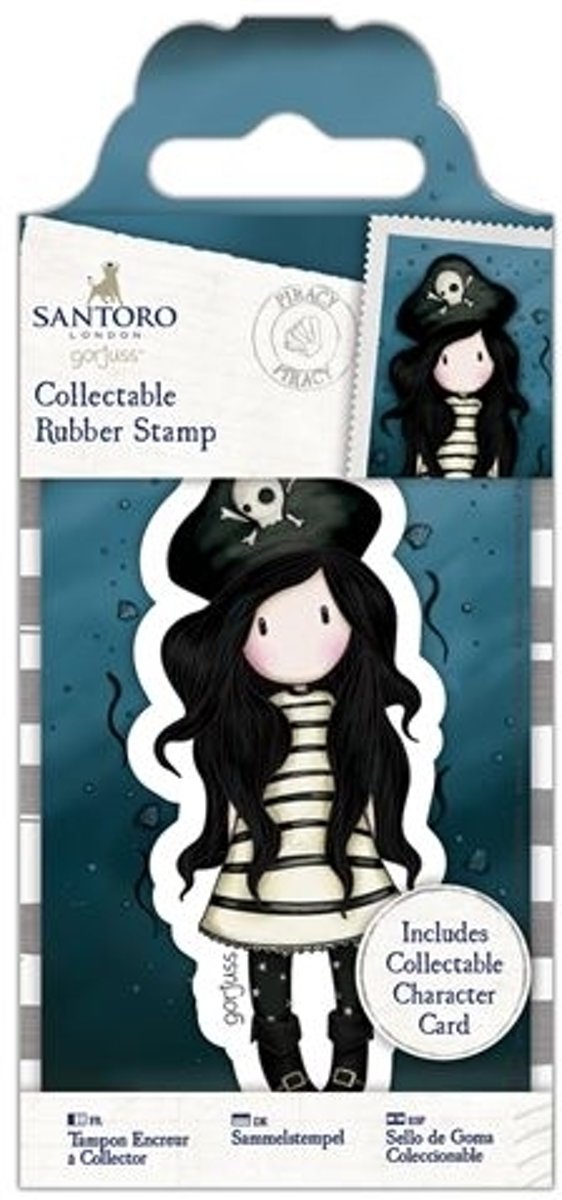 Collectable Rubber Stamp - Santoro - No. 49 Piracy