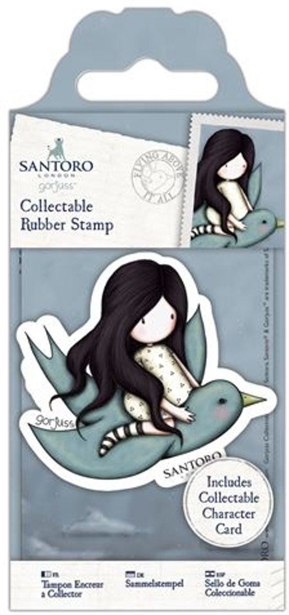 Collectable Rubber Stamp - Santoro - No. 59 Flying Above It All