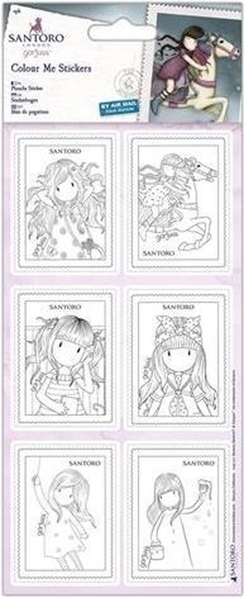 Colour Me Stickers (2pak) - Santoro