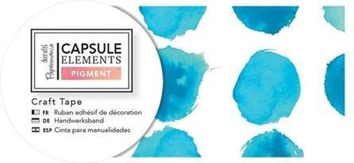 Craft Tape (3m) - Capsule Collection - Elements Pigment- Blauwe Stippen