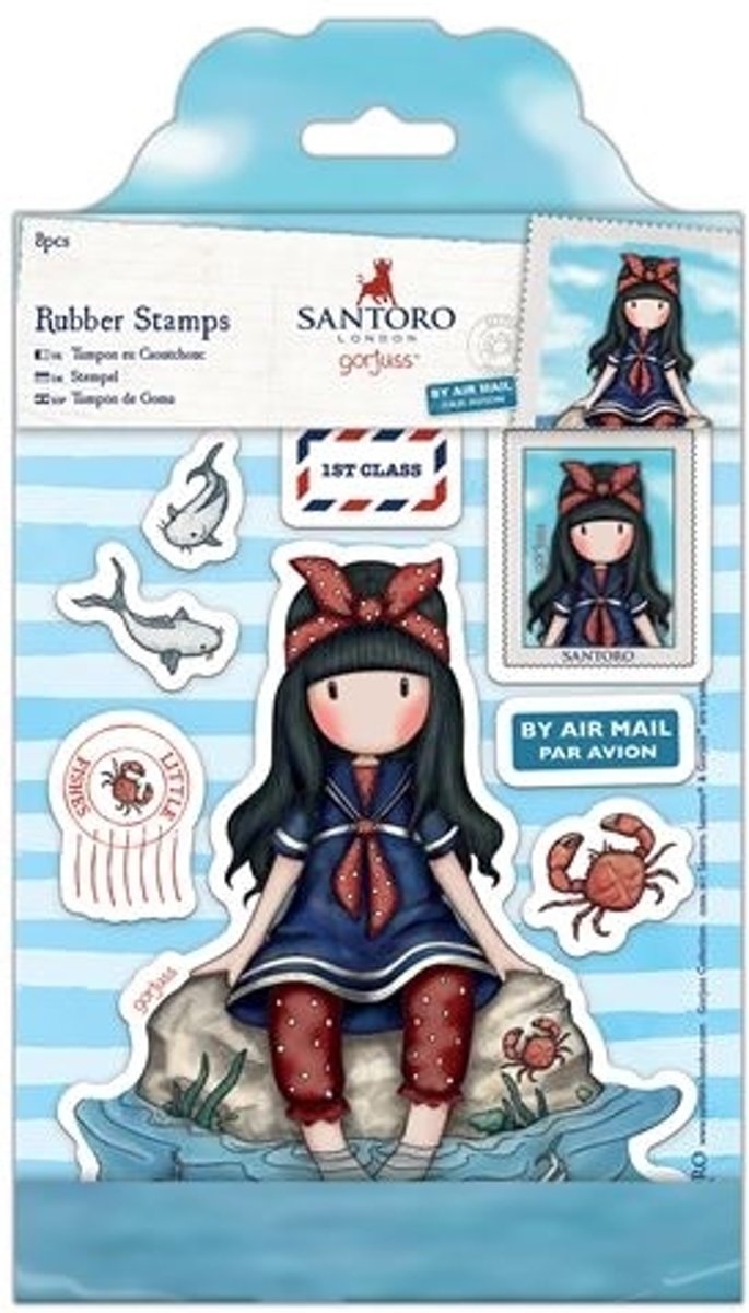 Rubber  Stempels- Santoro - Kleine Vissen