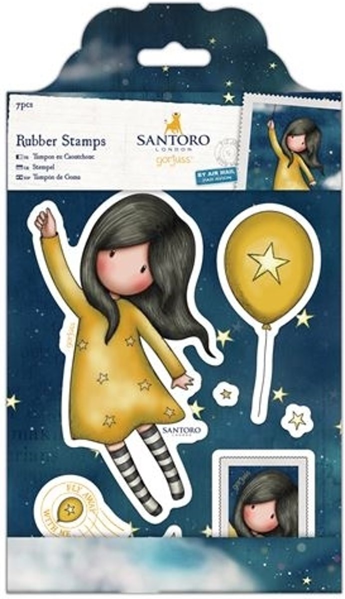 Rubber  Stempels- Santoro - Vlieg Weg Met Mij