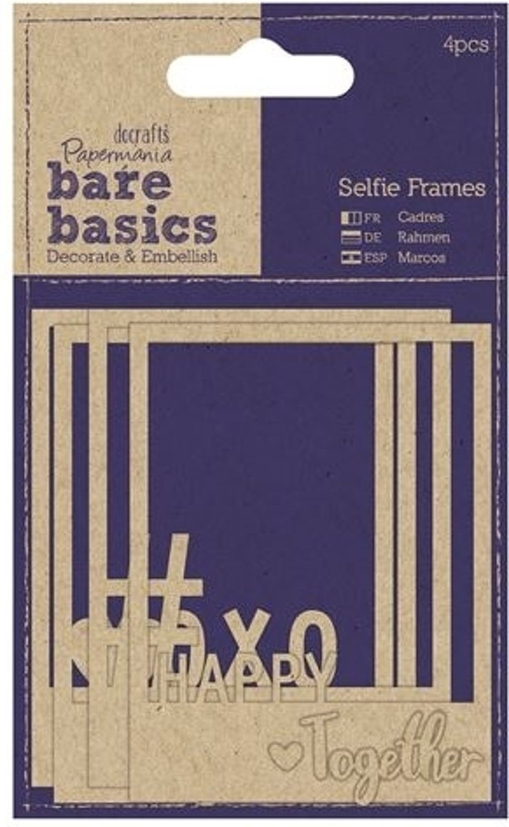 Selfie Omlijsting (4  stuks) - Bare Basics - Liefde