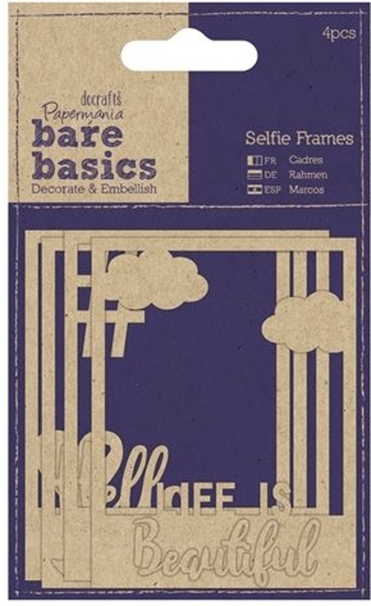 Selfie Omlijsting (4  stuks) - Bare Basics - Vriendschap