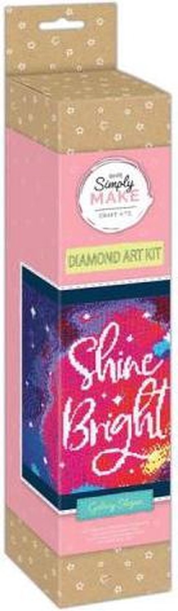 Simply Make Diamond Art Kit - Galaxy Slogan