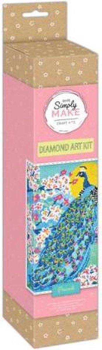 Simply Make Diamond Art Kit - Peacock
