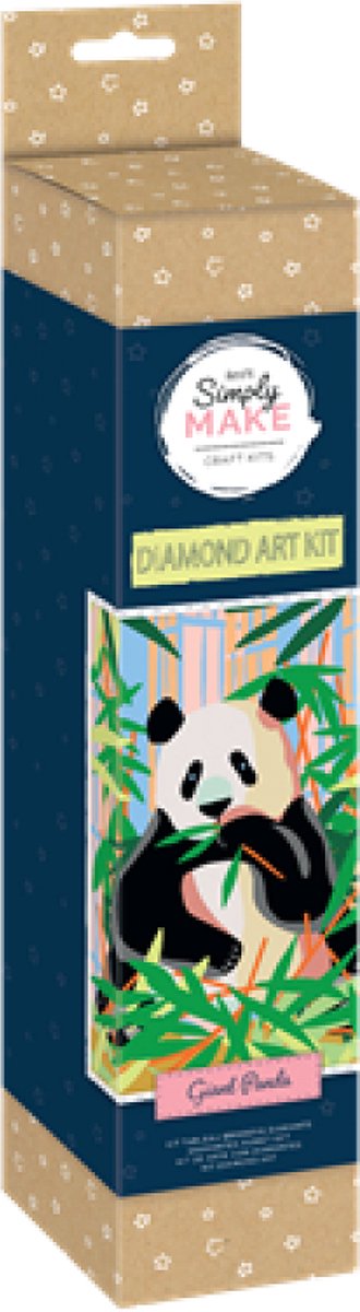 Docrafts Simply Make Diamond Art Kit Giant Panda
