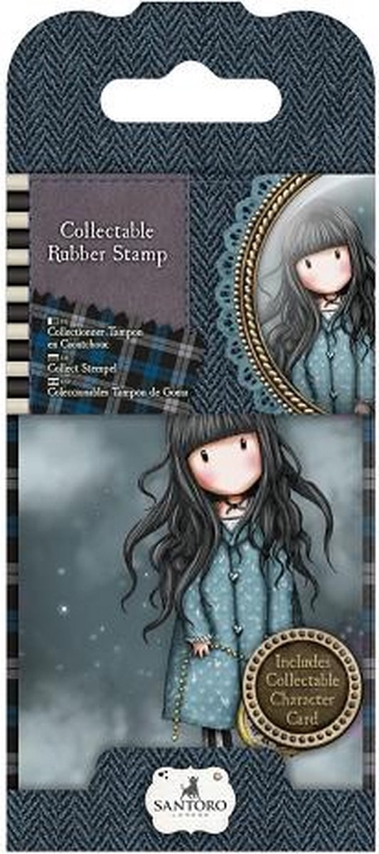 Gorjuss: Collectable Mini Rubber Stamp - Santoro - No. 7 The White Rabbit (GOR 907307)