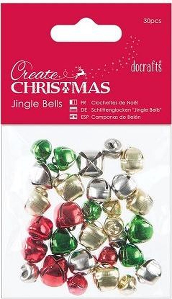 Jingle Bells (30pcs) - Mixed Colours & Sizes
