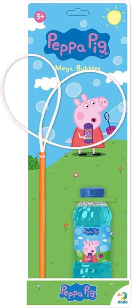 Peppa Pig Mega Bubbles -   - Peppa Pig Speelgoed - met Handige Tool en Navulling 450 ml