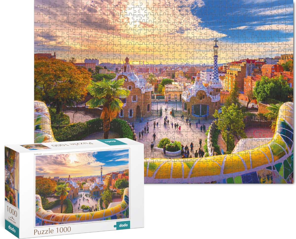 Puzzel Barcelona - 1000 stukjes - Legpuzzel - Puzzel 1000 Stukjes Volwassenen - 68 x 48 cm