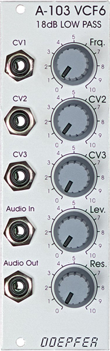 Doepfer A-103 18dB Low Pass Filter - Filter modular synthesizer