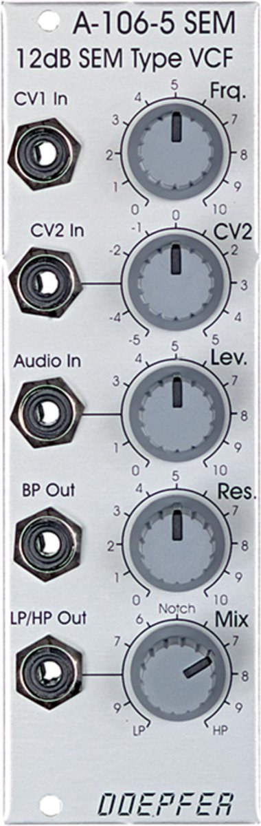 Doepfer A-106-5 12dB SEM Multimode-Filter - Filter modular synthesizer