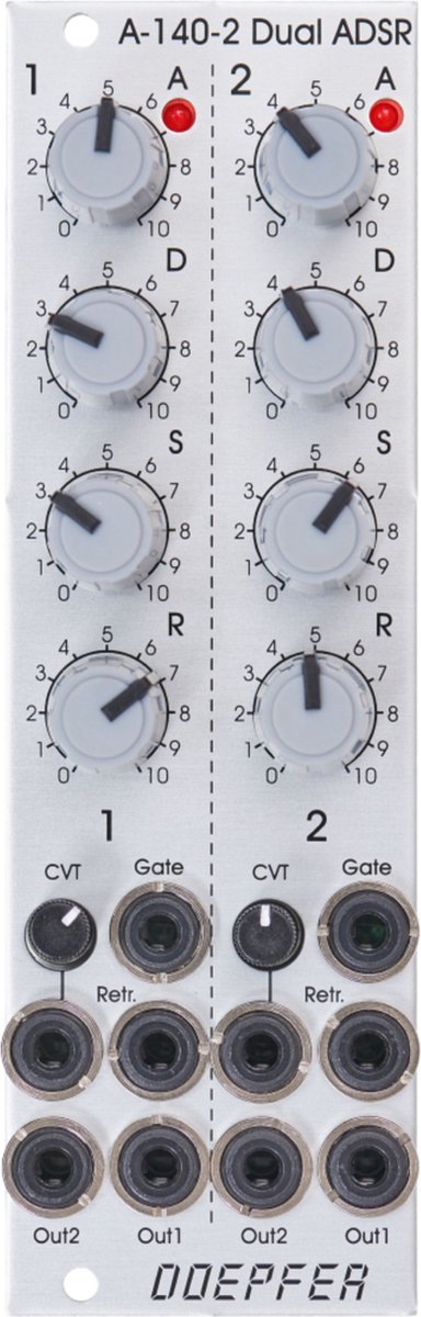 Doepfer A-140-2 Dual Micro ADSR - Envelope modular synthesizer
