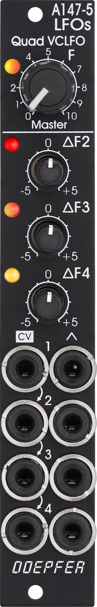 Doepfer A-147-5V Quad VC LFO Vintage Edition - LFO modular synthesizer