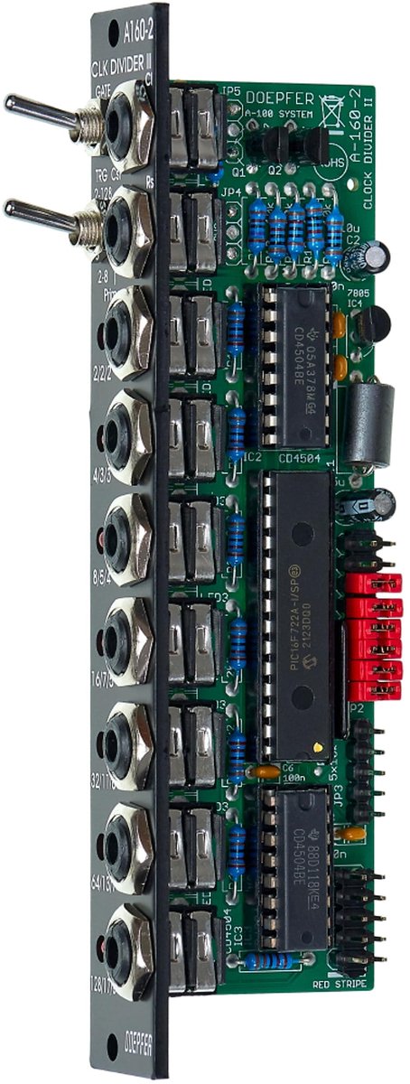 Doepfer A-160-2V Clock Divider II Vintage Edition - Clock modular synthesizer