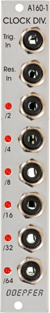 Doepfer A-160 Clock Divider - Clock modular synthesizer