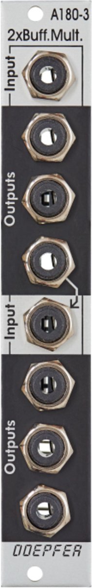 Doepfer A-180-3 Dual Buffered Multiples - Multiple modular synthesizer