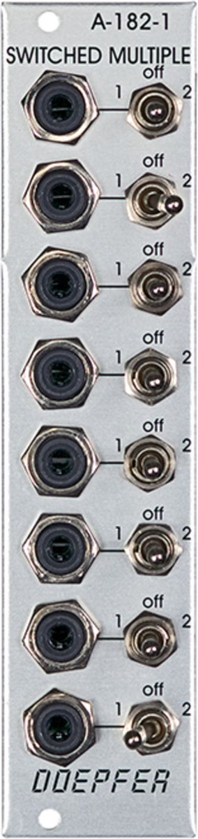 Doepfer A-182 Switched Multiples - Multiple modular synthesizer