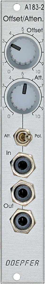 Doepfer A-183-2 Offset/ Polarizer /Attenuator - Attenuator modular synthesizer