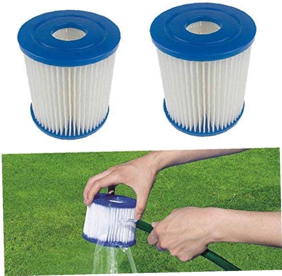 4 stuks Bestway VII gemonteerd zwembad filter pomp filter element-zwembad schoonmaak gereedschap accessoires vervangen filter element