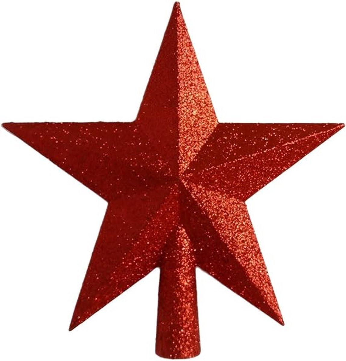 Top Kerstboom Decoratie Kerstboom Top Decoratie Plastic Licht Kerstster Kerstdecoraties Binnen -Buiten 20 * 4.2cm