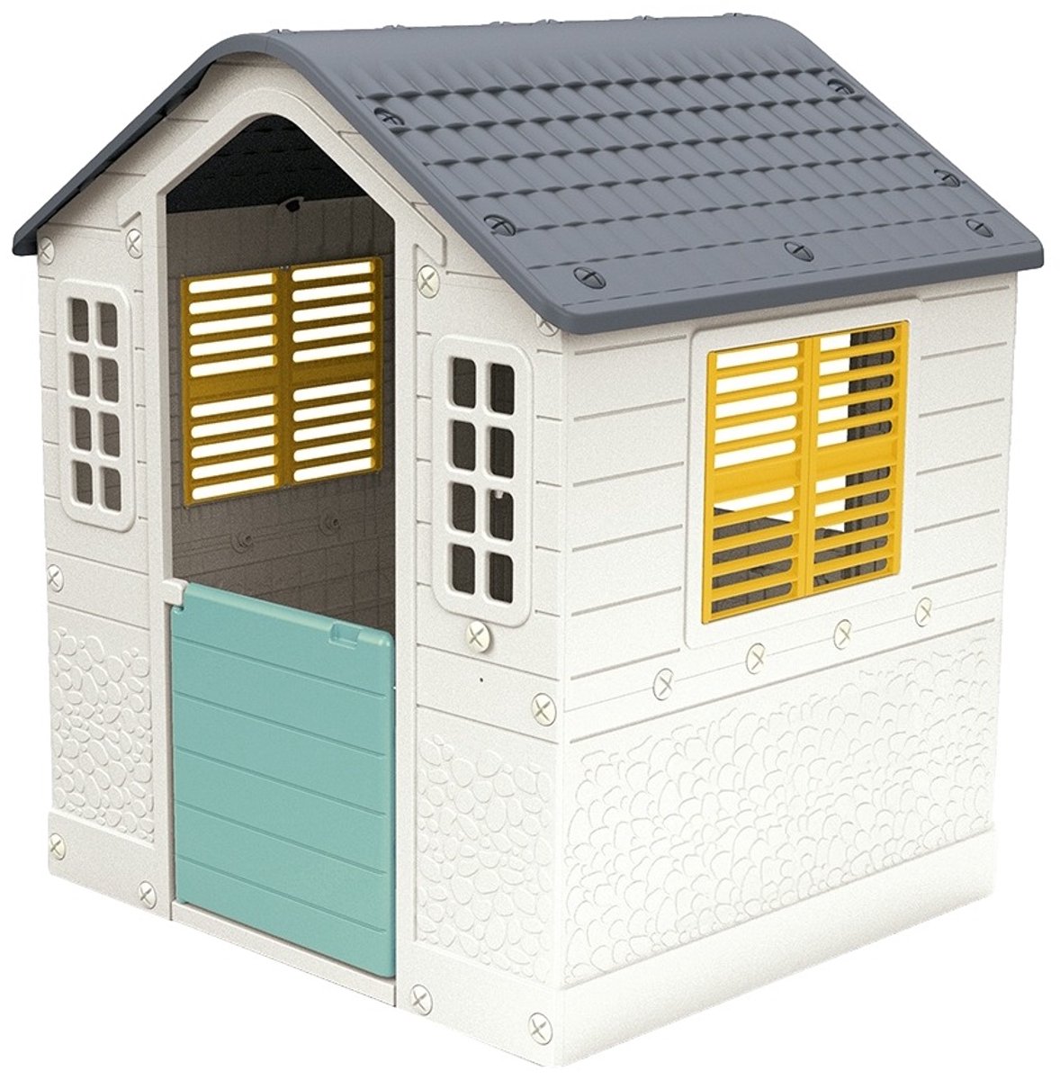 Playhouse   White/Blue/Yellow