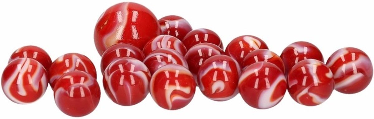 Glazen knikkers 63x Piraten Kapitein redbeard  - buitenspeelgoed - knikkeren