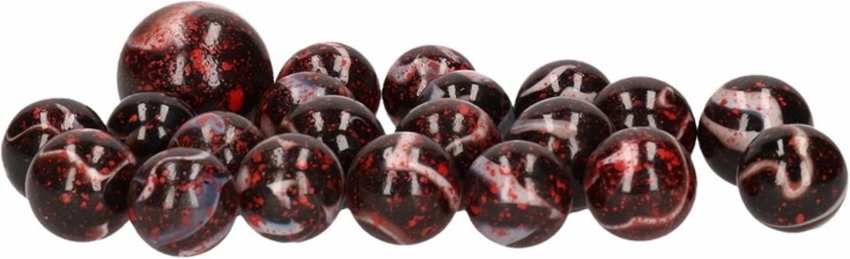 Glazen knikkers 63x Zombie - buitenspeelgoed - knikkeren