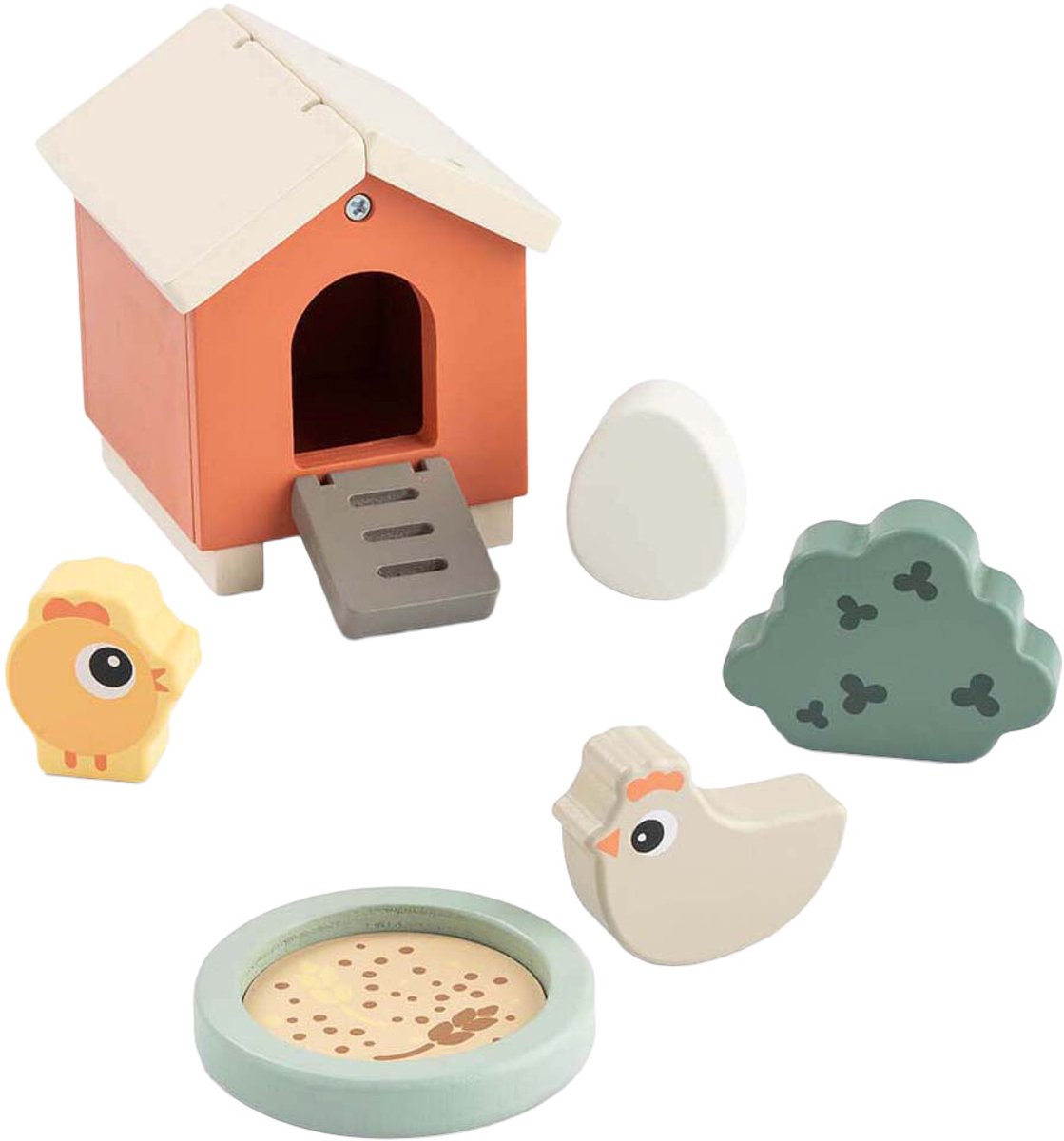 Done by Deer Tiny Farm Houten Speelset Clucky