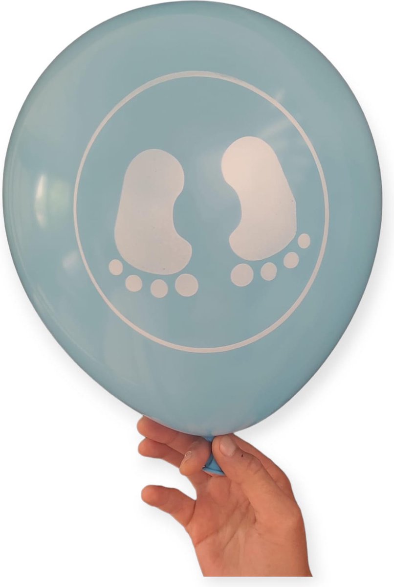 Doodadeals® 12-Pack Geboorte Ballonen - Jongen - Gender Reveal