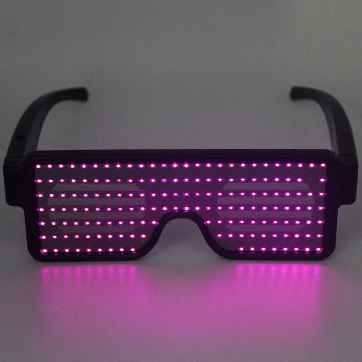 Doppler PRO LED Partybril – Roze - Oplaadbaar - Draadloze, Feestbril - Techno Party Glasses - Men & Women - Lichtgevende Bril - Bril met LED verlichting - Bril met Licht - Perfect voor Feesten & Bruiloften & Koningsdag