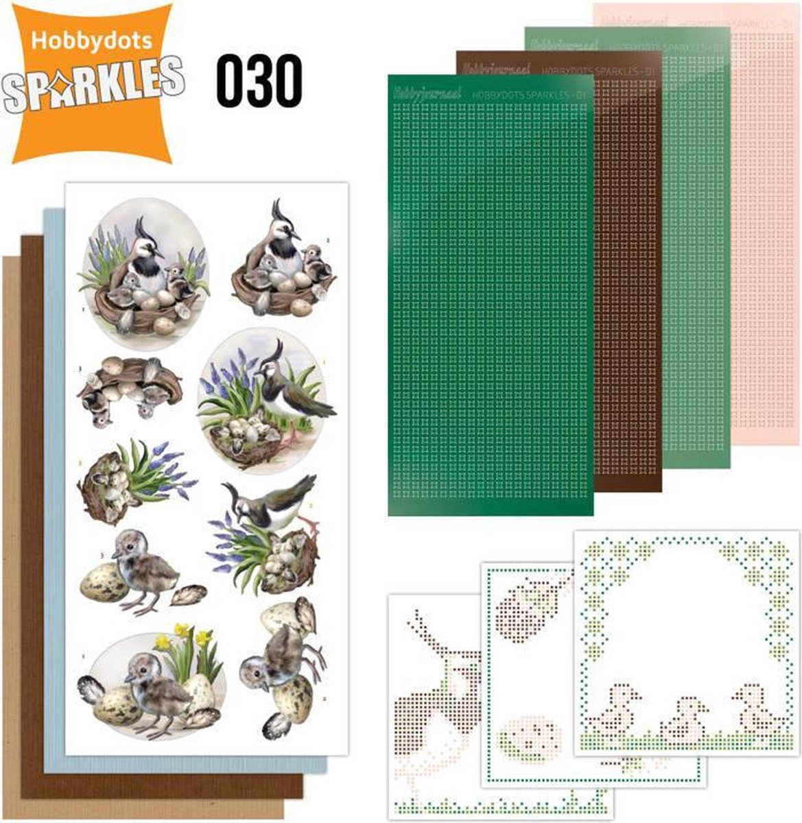Hobbydots - Sparkles Set 30 - Amy Design - Botanical Spring