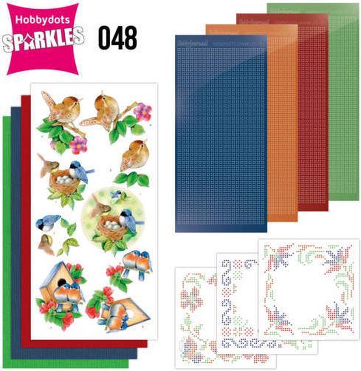 Hobbydots - Sparkles Set 48 - Jeanines Art - Birds