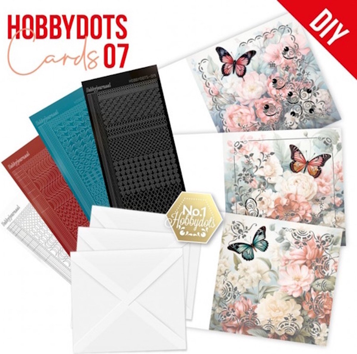 Dot And Do Hobbydots Cards 07 Butterfly