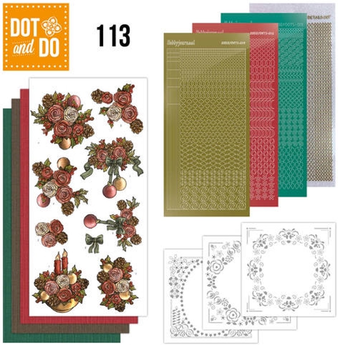 Dot and Do 113- Kerst Bloemen