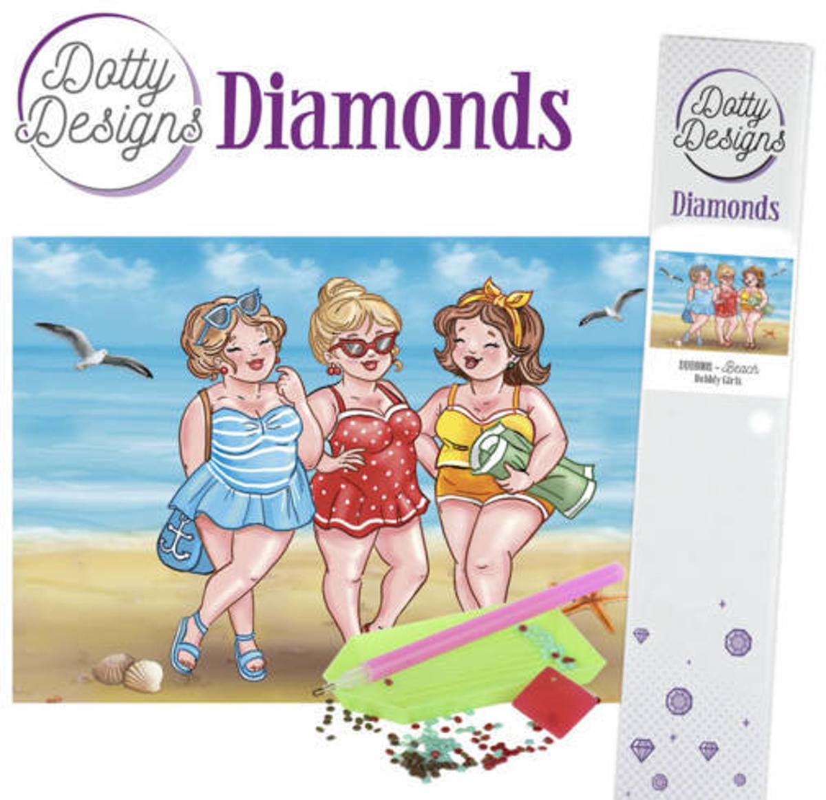 Dotty Designs Diamonds - Bubbly Girls - Beach