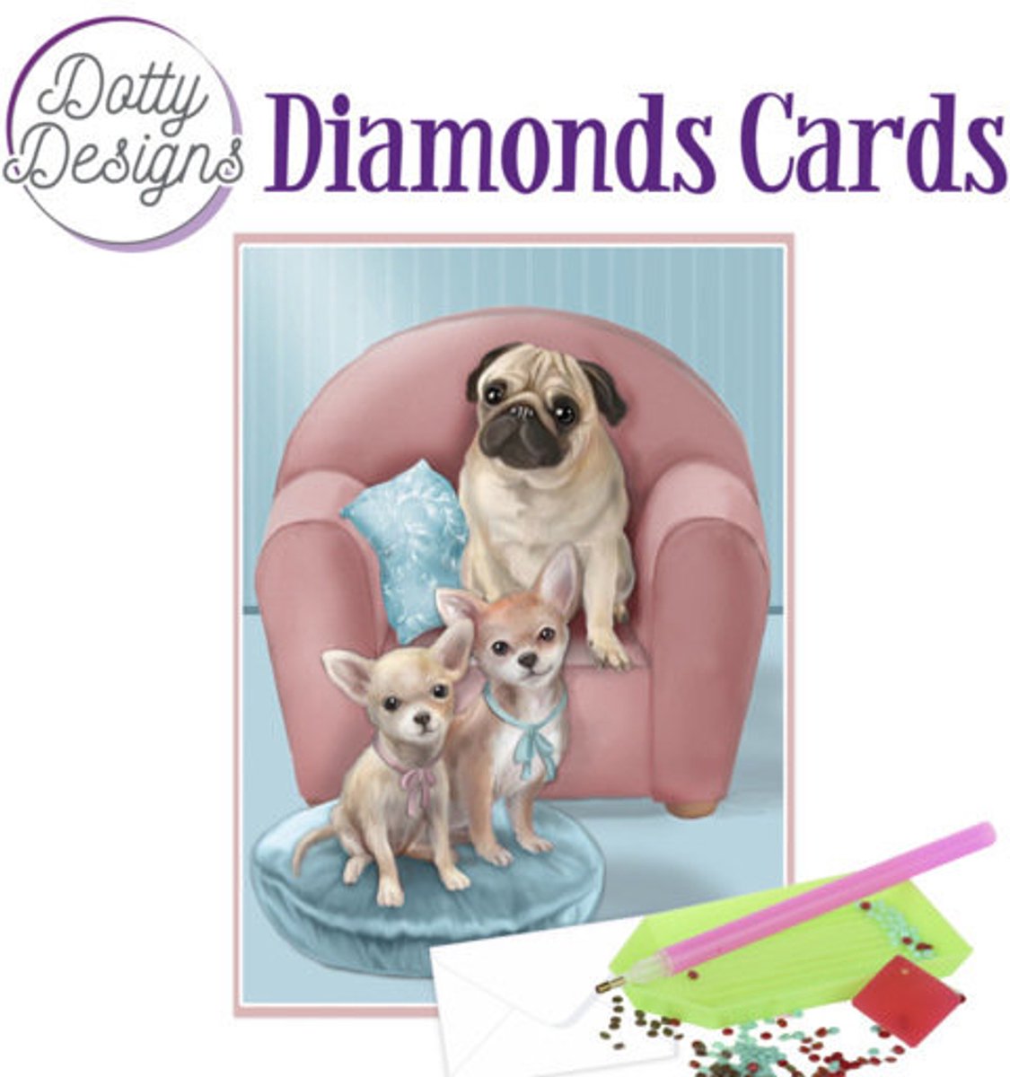 Dotty Designs Diamond Cards - Dogs