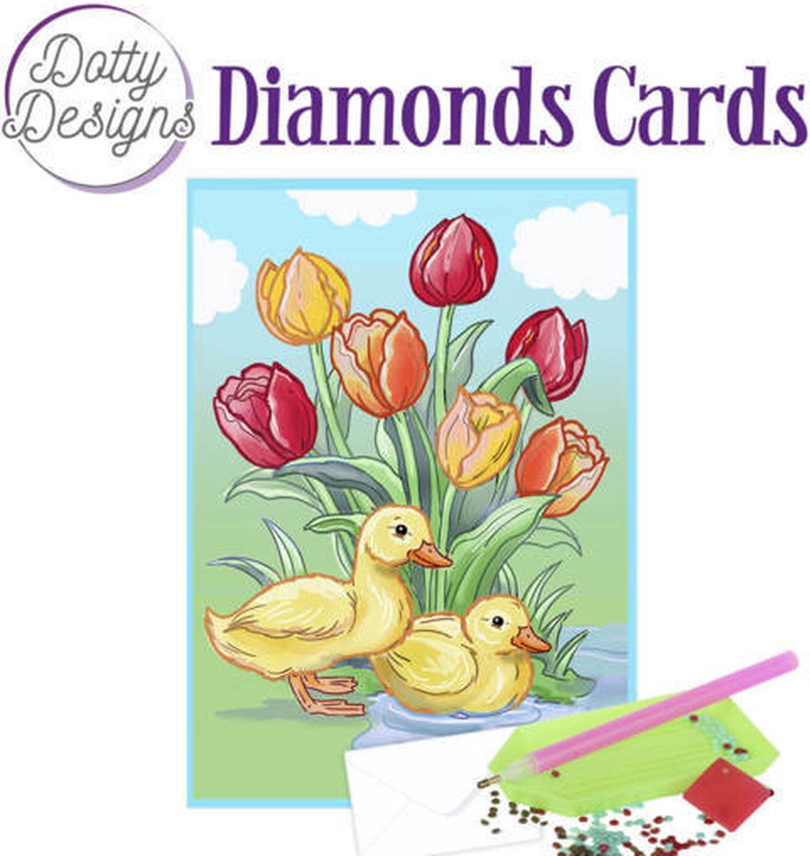 Dotty Designs Diamond Cards Ducks